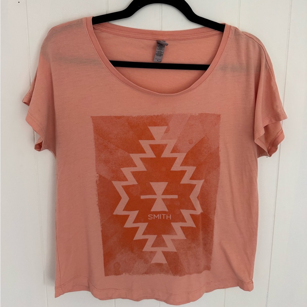 Next Level Apparel Women's Coral Graphic Tee